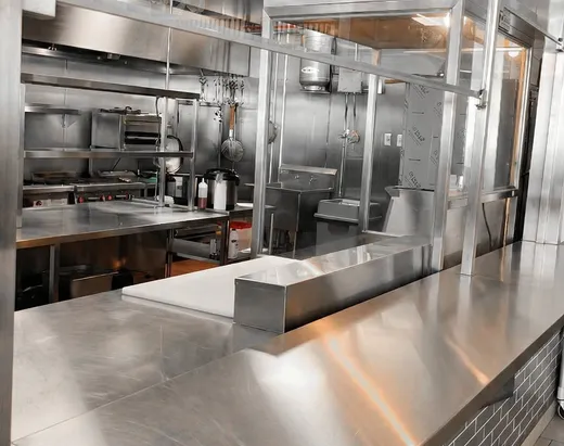 Cocinas industriales de acero inoxidable — proyecto Terminox
